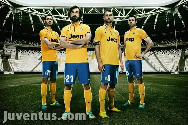 Photo : la Juve jouera en jaune