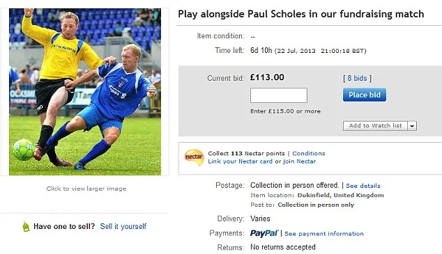 Photo : Envie de jouer avec Paul Scholes ?