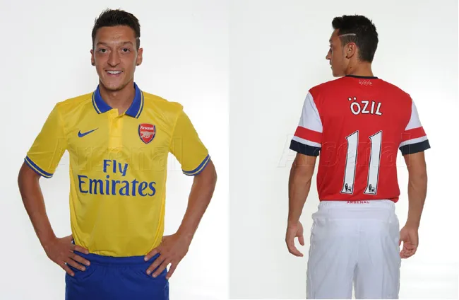 Photo : Özil sous le maillot d&rsquo;Arsenal