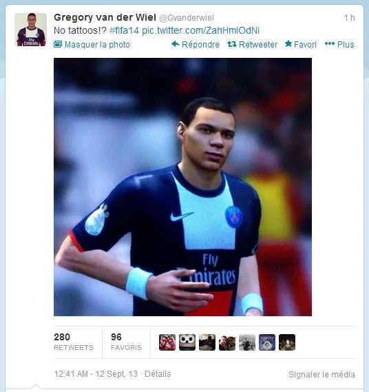 Photo: Van der Wiel déçu