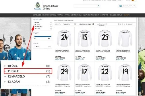 Photo : Le maillot de Bale au Real