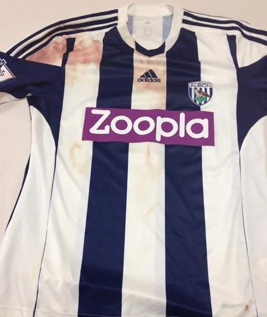 Photo : Le maillot ensanglanté d&rsquo;Olsson à gagner