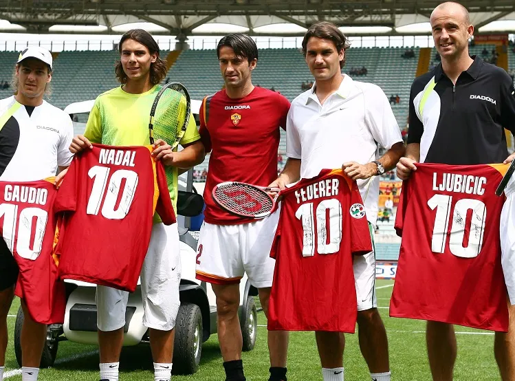 Federer, supporter de la Roma