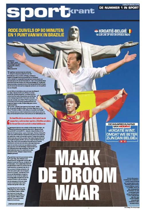 Photo : Les Belges s&rsquo;y voient déjà