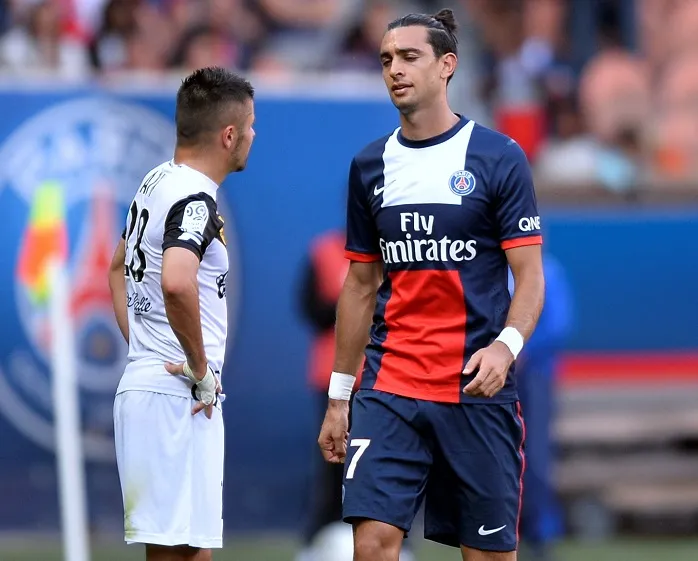 Le PSG sans Ménez ni Pastore