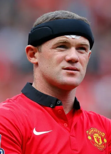 Photo: Le serre-tête de Rooney