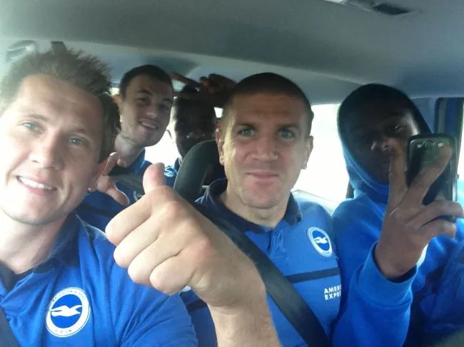 Photo : déplacement en taxi pour Brighton