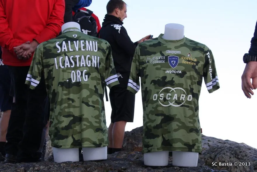 Photo: Le maillot maquis de Bastia