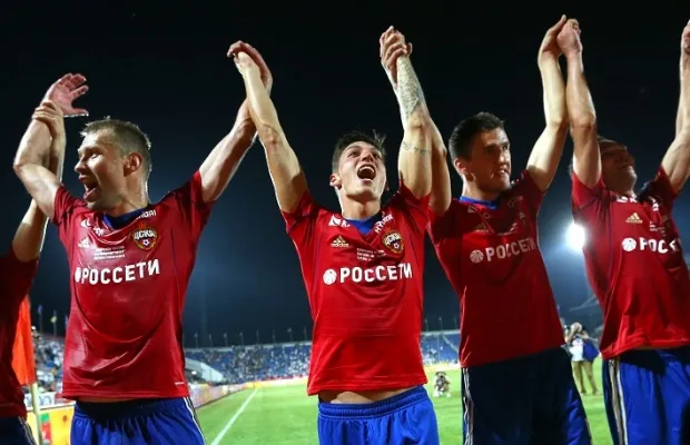 Le CSKA repeint son terrain