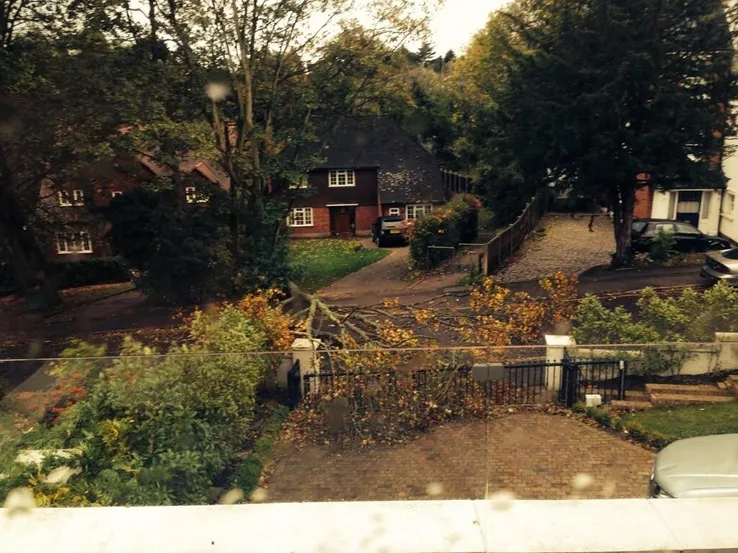 Photo: Kyle Walker victime de la tempête