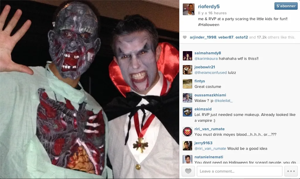 Photo: Rio et RVP fêtent Halloween
