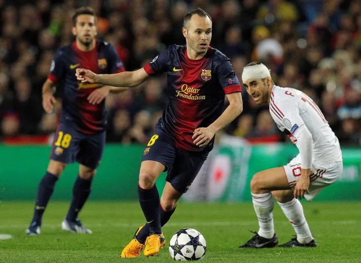 Le Barça et Iniesta : ça discute