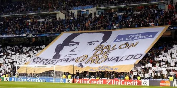 Photo : Bernabeu vote Ronaldo