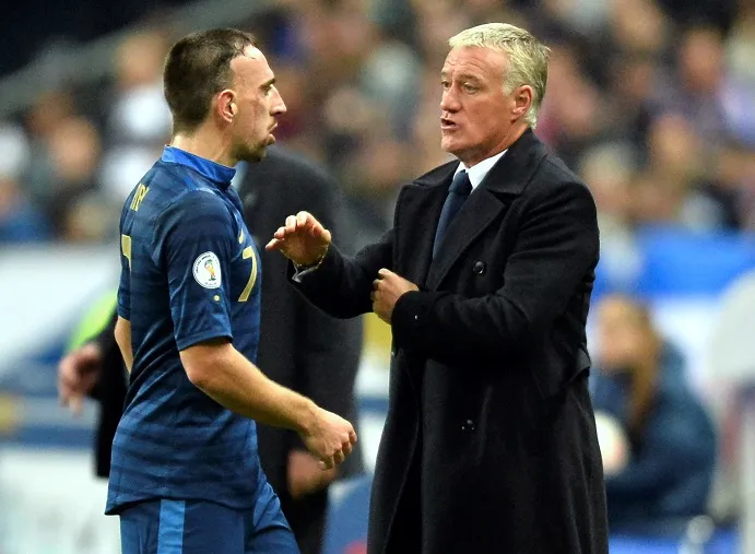 Deschamps vote Ribéry, pas Moutinho