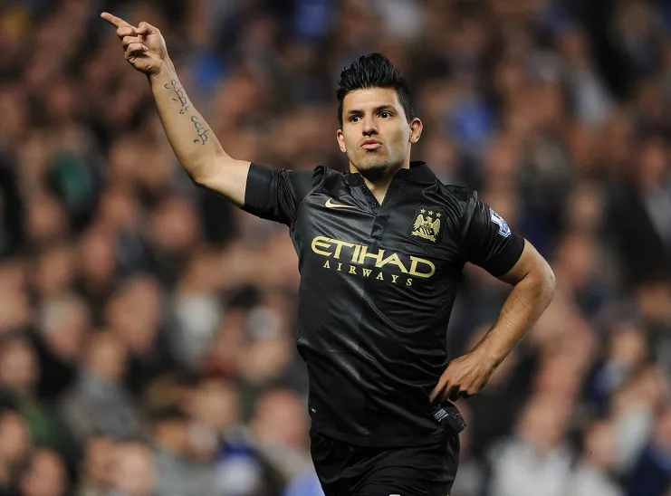 Sergio Agüero élu joueur du mois