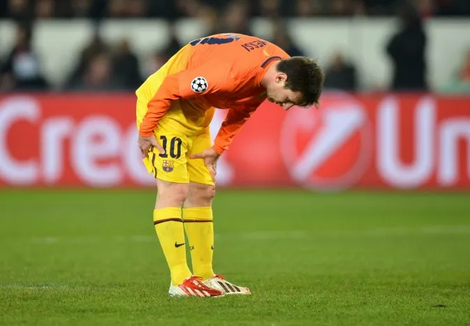 Messi (encore) touché