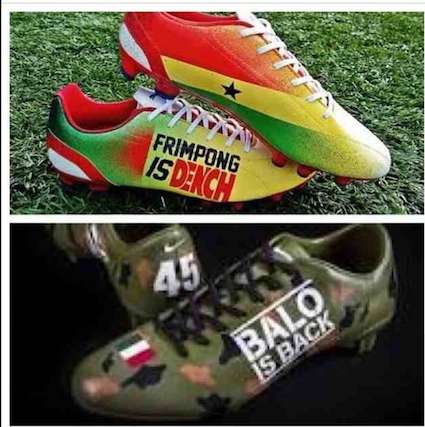 Photo : Frimpong designer pour Balotelli