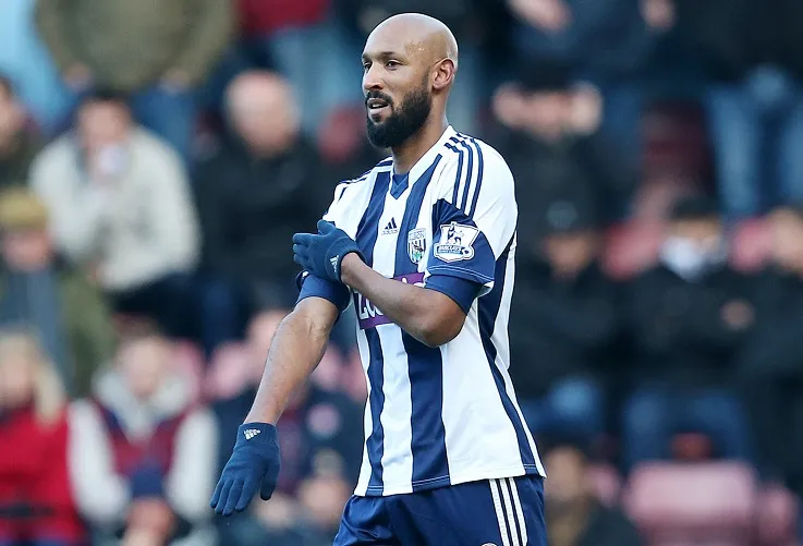 Photo: La «<span style="font-size:50%">&nbsp;</span>quenelle<span style="font-size:50%">&nbsp;</span>» d’Anelka