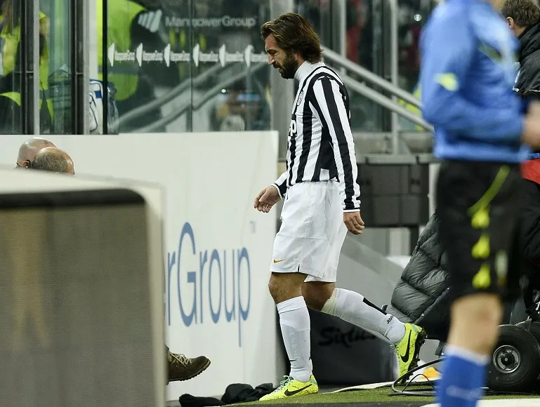 1 mois d&rsquo;absence pour Pirlo