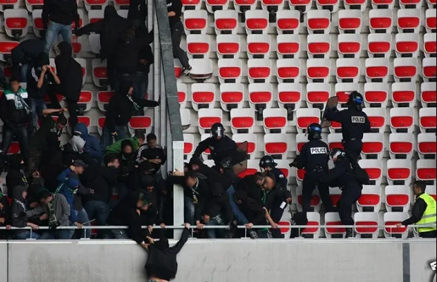 Nice – Saint-Étienne : six interpellations