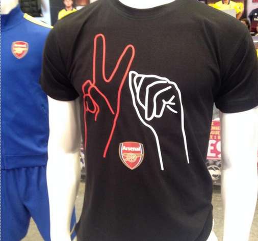 Photo: Le nouveau T-Shirt des Gunners