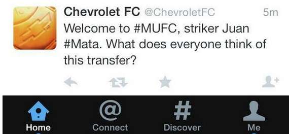 Photo: Mata et la bourde de Chevrolet