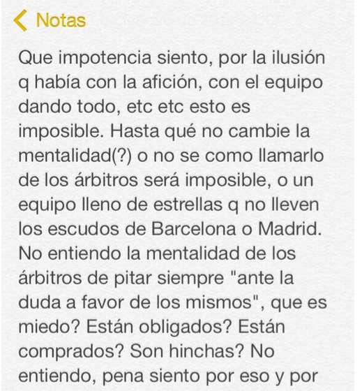 Photo : Ifrán et l&rsquo;arbitrage pro-Barça