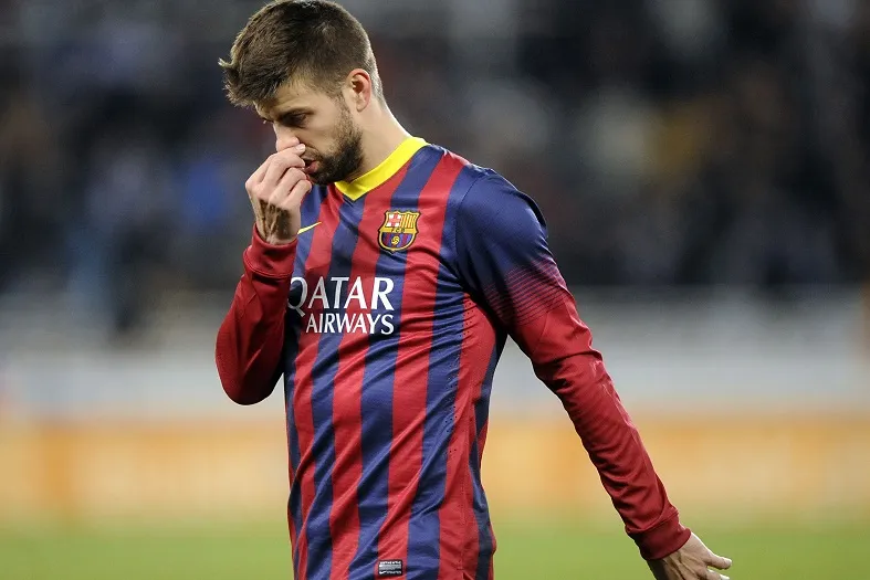 Piqué out 2 semaines