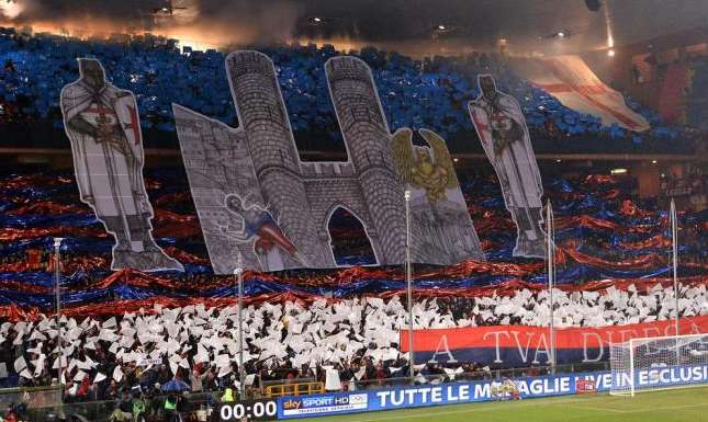 Photo : Les tifos incroyables du Genoa