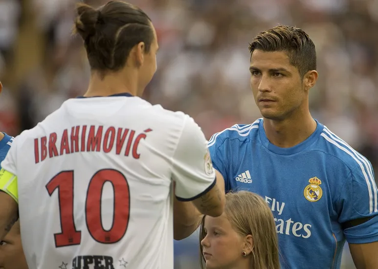 Zlatan égale le ratio de Cristiano