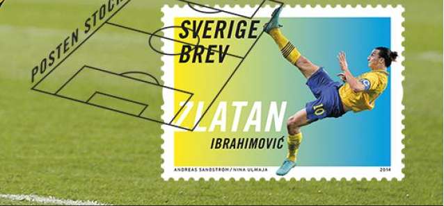 Photo : le timbre Ibrahimovic