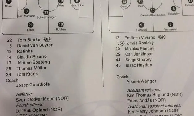 Photo : Wenger enfreint les règles