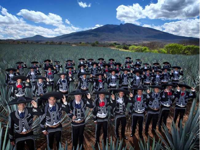 Photo : Les Chivas en Mariachis