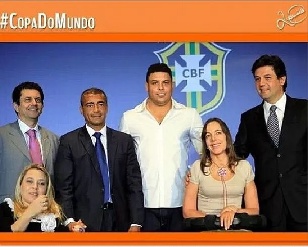 Photo : Romario s&rsquo;attaque à Ronaldo