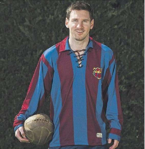 Photo : Messi, l&rsquo;hommage à Alcantara