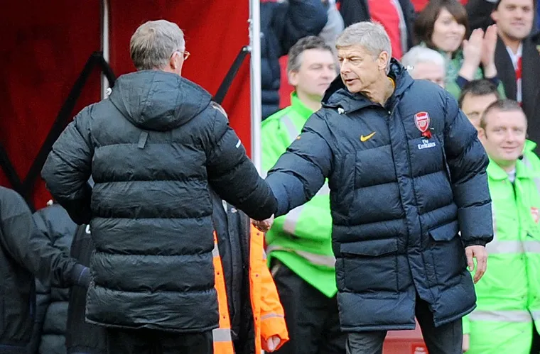 Le Mou et Sir Alex félicitent Wenger