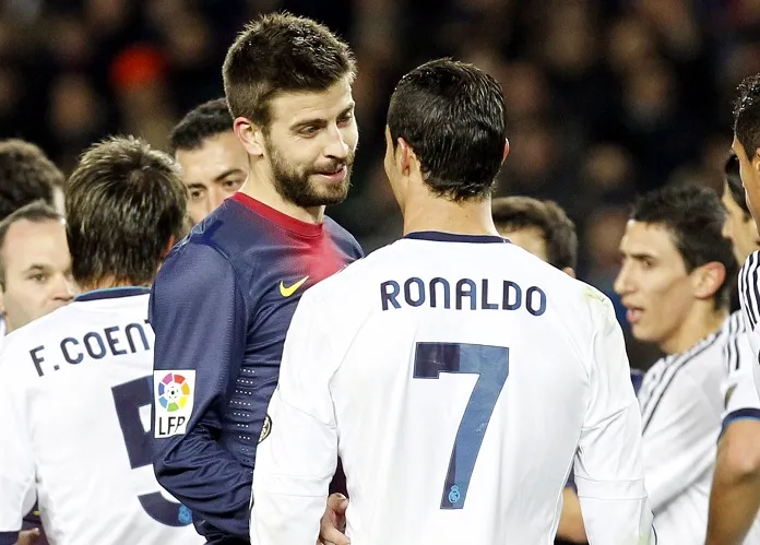 Piqué et la pleureuse CR7