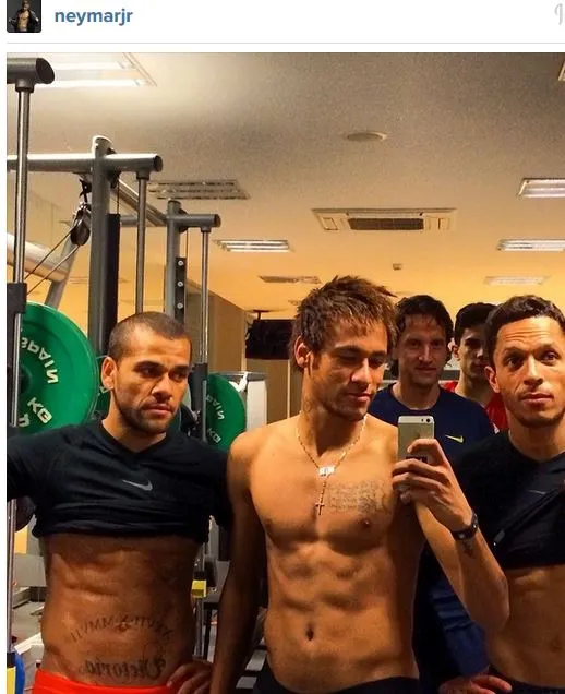 Photo : Egotrip brésilien au Barça