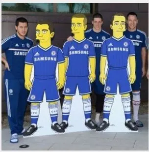 Photo: Chelsea dans les Simpsons