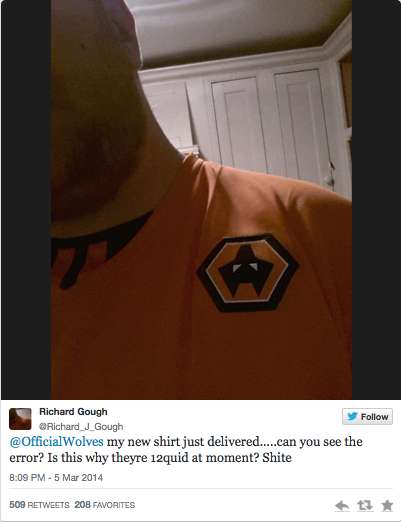 Photo : Le tweet humoristique de Wolverhampton