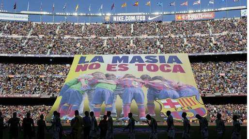 Photo : la réponse du Camp Nou à la FIFA