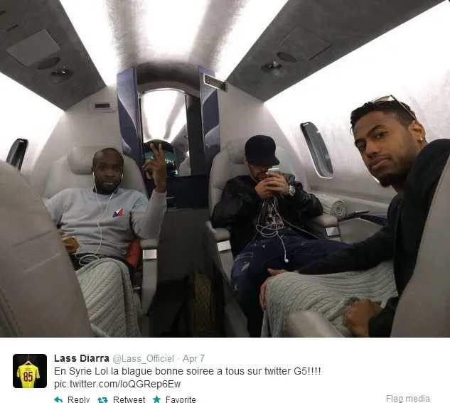 Photo : Lass Diarra n&rsquo;est pas en Syrie