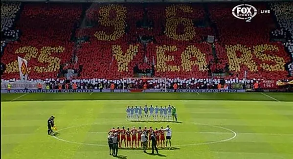 Photo : Le tifo d&rsquo;Hillsborough