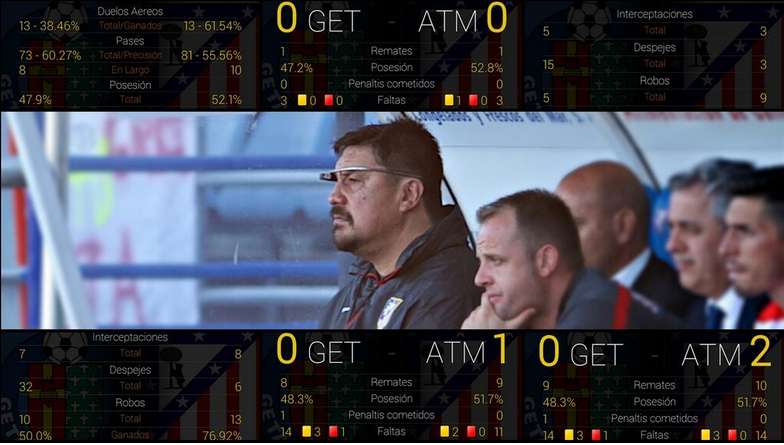 Photo : Burgos et les Google Glasses