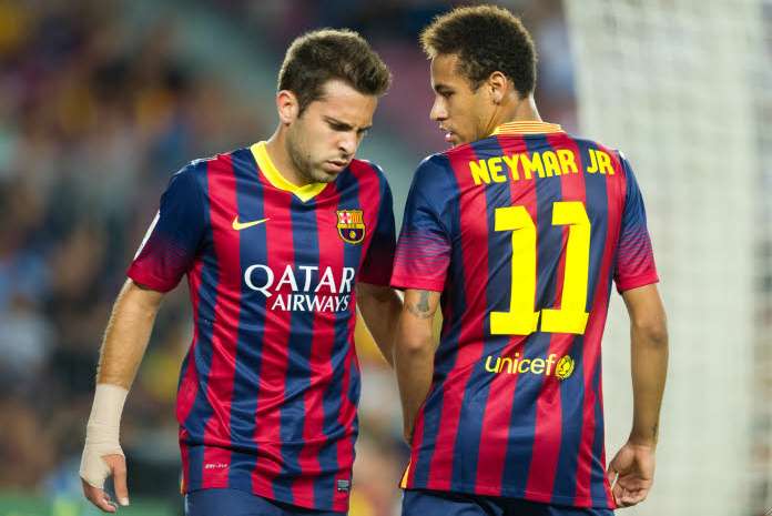 Saison terminée pour Neymar et Alba ?