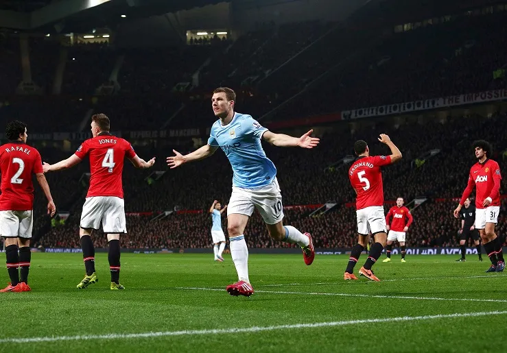 City surclasse United en classe Dzeko