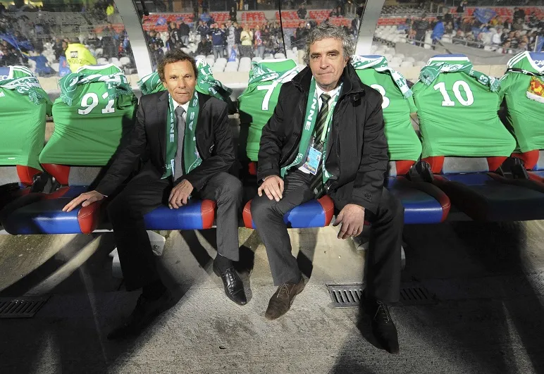 Photo : L’hommage des Verts aux supporters