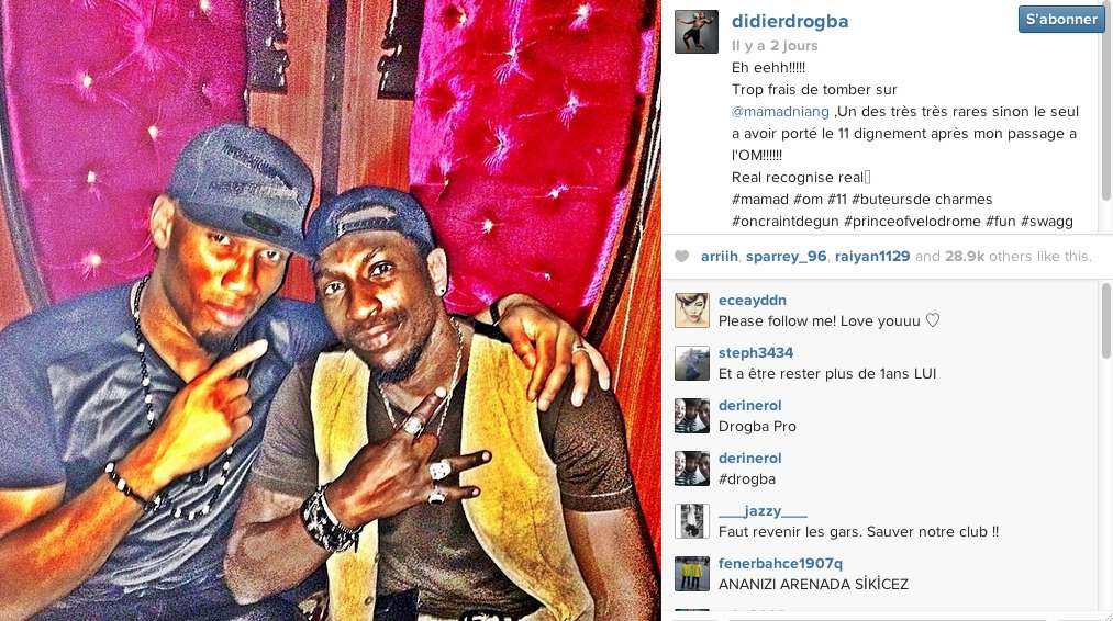 Drogba critique l&rsquo;attaque de l&rsquo;OM