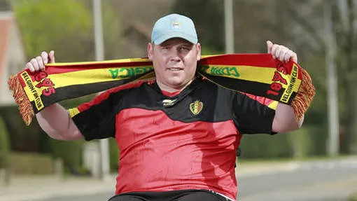 Photo : L&rsquo;ultime volonté d&rsquo;un supporter belge