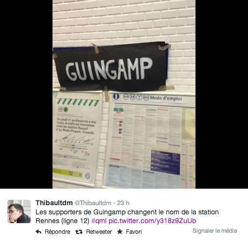 Photo : Guingamp customise le métro